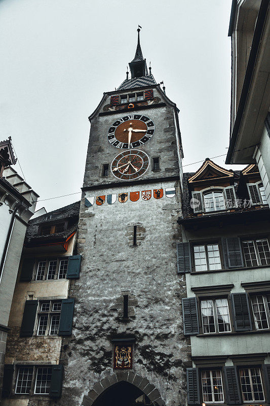 瑞士祖格的Zytturm Clocktower